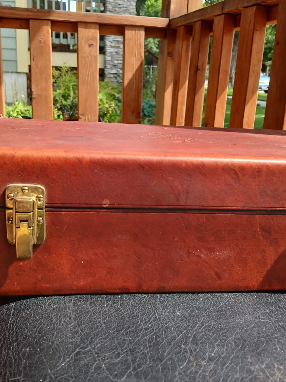 Tom Morgan Rodsmiths Rare Vintagge Fishing Reel Leather Case